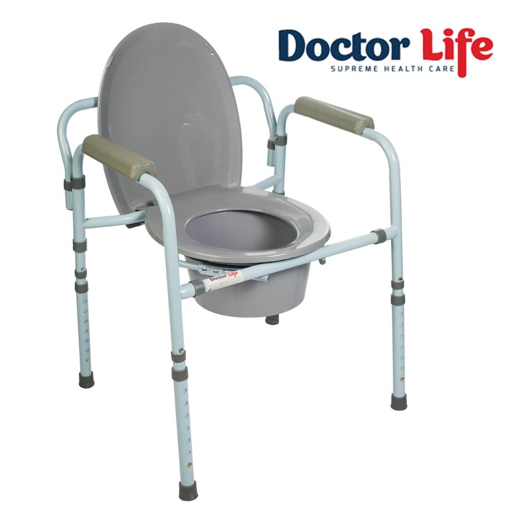 Стілець туалетний складаний преміум 10595	Dr.Life