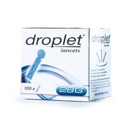 Ланцети Droplet 28G, 100 шт.