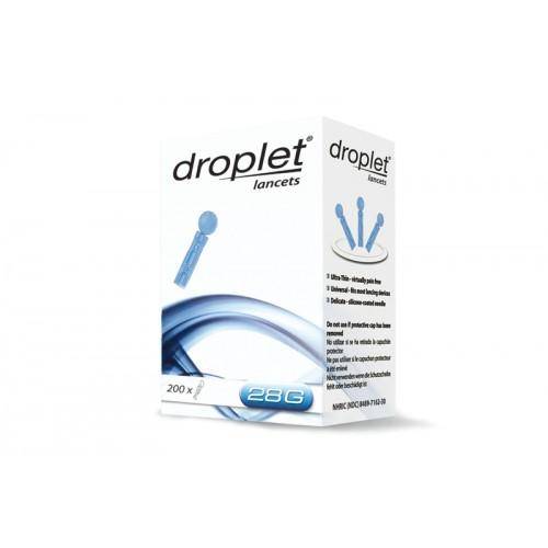 Ланцети Droplet 28G, 200 шт.